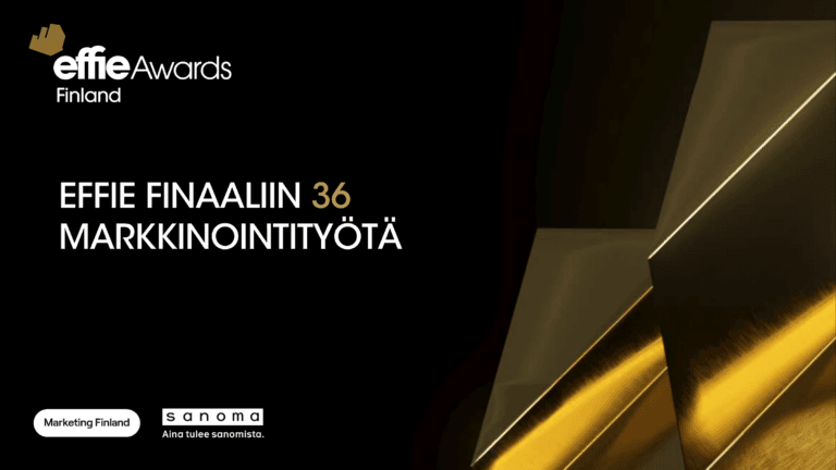 Effie 2025 finaaliin 36 markkinointityötä