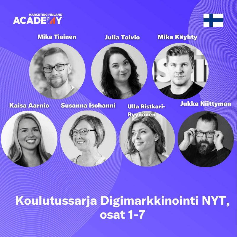 Koulutussarja Digimarkkinointi NYT, osat 1-7